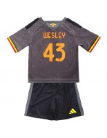 AS Roma Wesley Franca #43 Alternativní dres pro děti 2026-27 Krátký Rukáv (+ trenýrky)